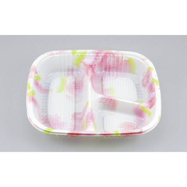 シーピー化成 弁当容器 Z-153 蘭本体(B) 0106153001415 1ケース(1200個(100個×12))（直送品）