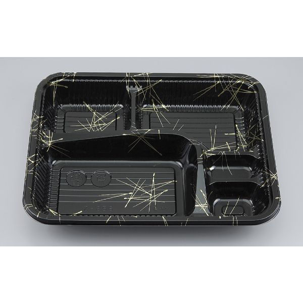 シーピー化成 弁当容器 Z-256(B) 松葉 本体 0106256000975 1ケース(600個(100個×6))（直送品）