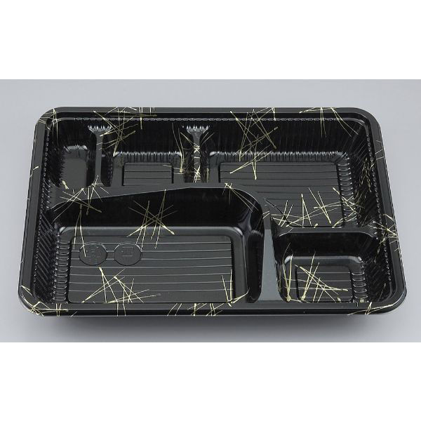 シーピー化成 弁当容器 Z-257(B) 松葉 本体 0106257000975 1ケース(600個(100個×6))（直送品）