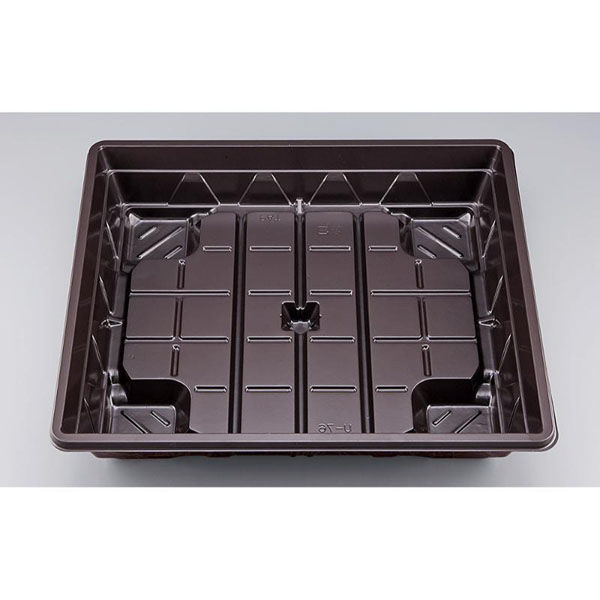 シーピー化成 仕出し弁当容器 U-76(B) 大輪 本体 0116076000505 1ケース(160個(20個×8))（直送品）