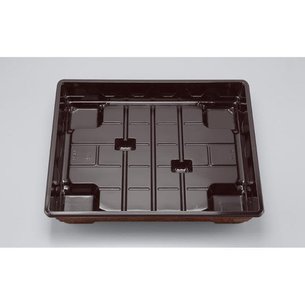 シーピー化成 仕出し弁当容器 U-77(B) 大輪 本体 0116077000505 1ケース(120個(20個×6))（直送品）