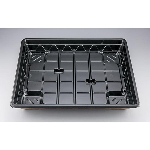 シーピー化成 仕出し弁当容器 U-80(B) 梨地 本体 0116080000565 1ケース(100個(20個×5))（直送品）