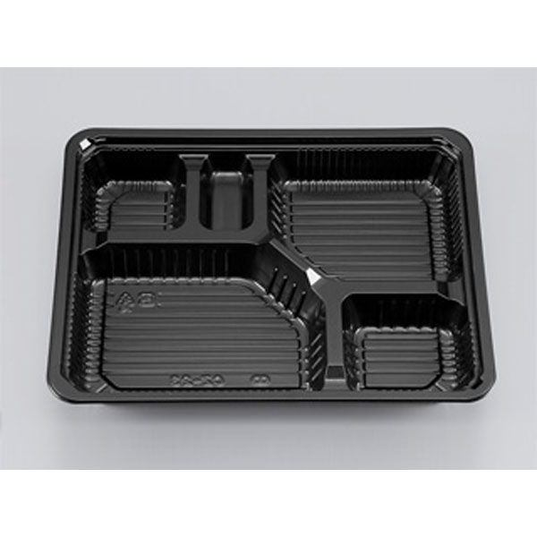 シーピー化成 弁当容器 新CZ-23 BS黒 本体 0128023000525 1ケース(600個(50個×12))（直送品）
