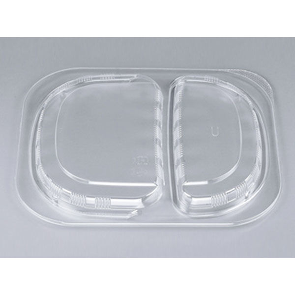 シーピー化成 BFランチ内15嵌合蓋 U字穴 0141215908908 1ケース(400個(50個×8))（直送品）