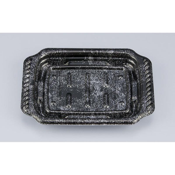 シーピー化成 軽食容器 TNプレト18-13 珠玉黒本体 025101820B165 1ケース(900個(50個×18))（直送品）