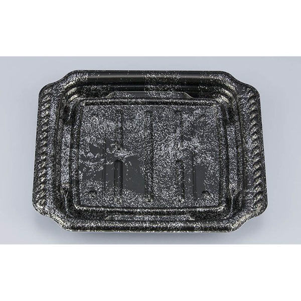 シーピー化成 軽食容器 TNプレト20-17 珠玉黒本体 025102040B165 1ケース(750個(50個×15))（直送品）