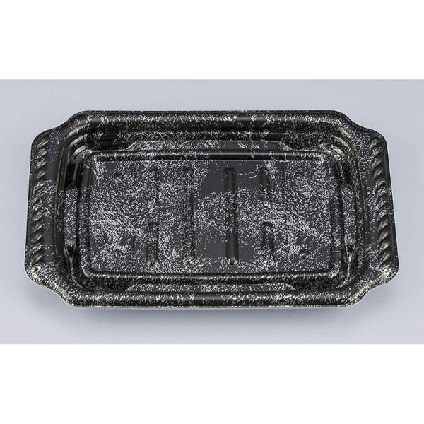 シーピー化成 軽食容器 TNプレト22-15 珠玉黒本体 025102230B165 1ケース(600個(50個×12))（直送品）