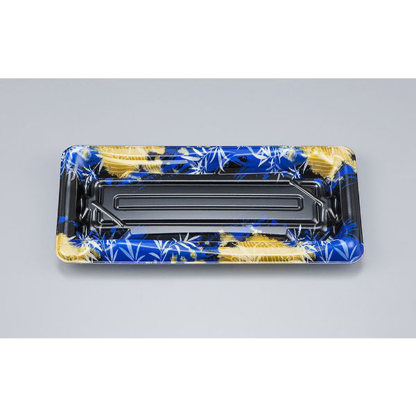 シーピー化成 刺身容器 SF鮨板14 みお青本体 0277614008245 1ケース(1200個(50個×24))（直送品）