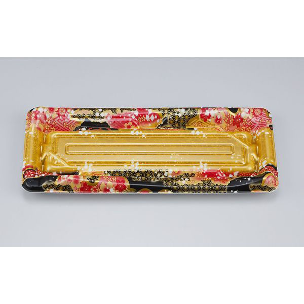 シーピー化成 刺身容器 SF鮨板15 国風金本体 0277615007995 1ケース(1200個(50個×24))（直送品）
