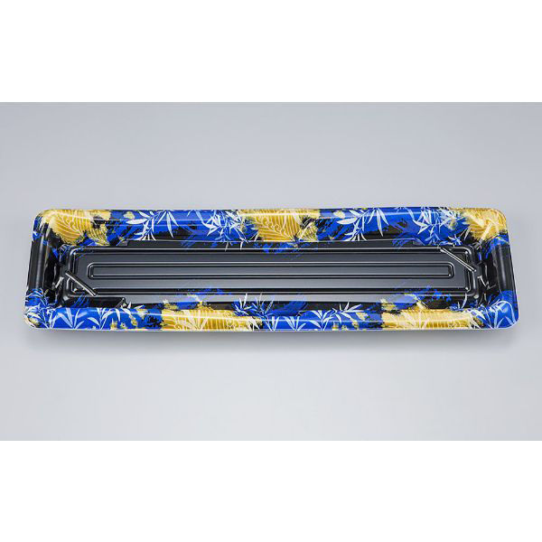 シーピー化成 刺身容器 SF鮨板18 みお青本体 0277618008245 1ケース(800個(50個×16))（直送品）