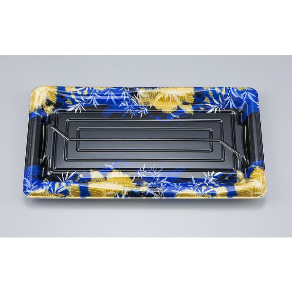 シーピー化成 刺身容器 SF鮨板25 みお青本体 0277625008245 1ケース(800個(50個×16))（直送品）