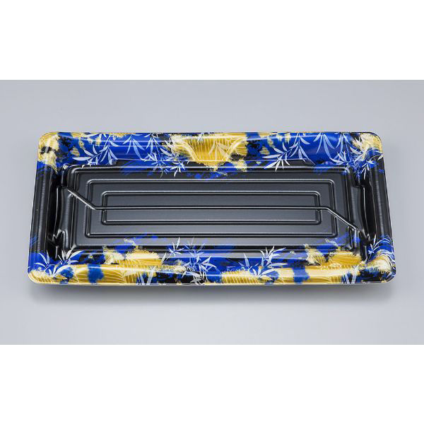 シーピー化成 刺身容器 SF鮨板26 みお青本体 0277626008245 1ケース(800個(50個×16))（直送品）