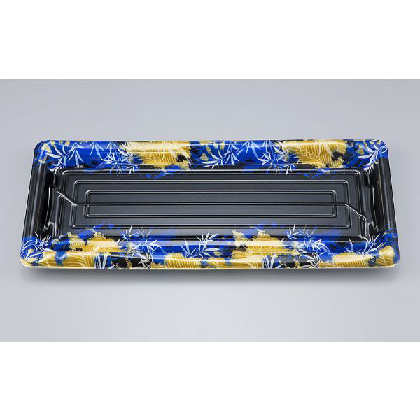 シーピー化成 刺身容器 SF鮨板28 みお青本体 0277628008245 1ケース(400個(50個×8))（直送品）