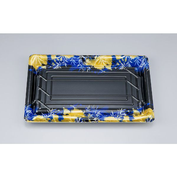 シーピー化成 刺身容器 SF鮨板36 みお青本体 0277636008245 1ケース(400個(50個×8))（直送品）