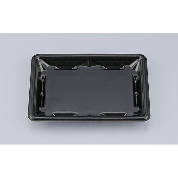 シーピー化成 刺身容器 SF冴盛18-13F 黒本体 0278218530525 1ケース(1200個(50個×24))（直送品）