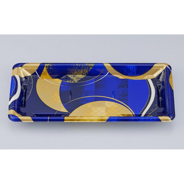 シーピー化成 刺身容器 SF冴盛24-11F 和月紺本体 027822451A905 1ケース(1000個(50個×20))（直送品）