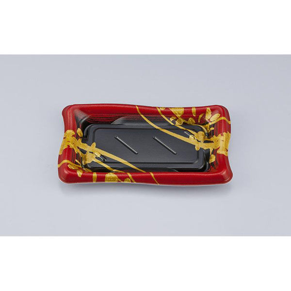 寿司容器 SF瀬戸波 綾糸赤本体 シーピー化成