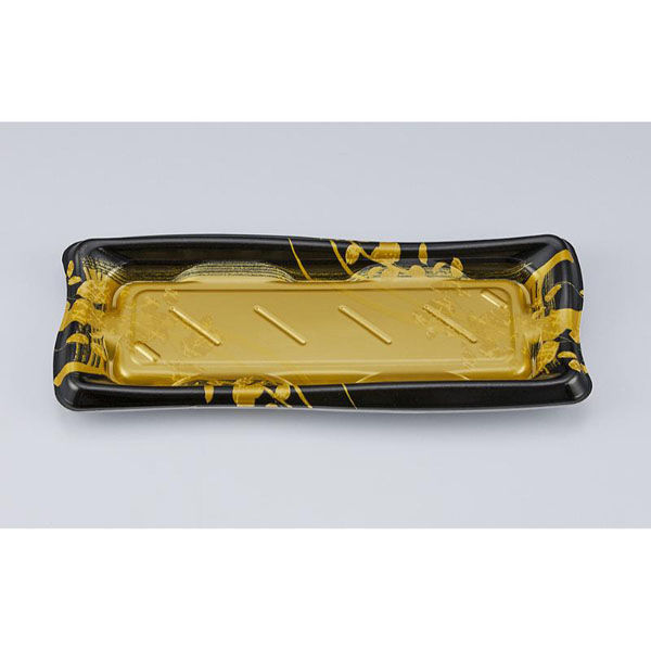 シーピー化成 寿司容器 SF瀬戸波15 綾糸金本体 027861500A825 1ケース(800個(50個×16))（直送品）