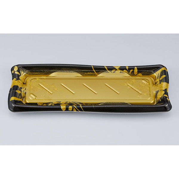 シーピー化成 寿司容器 SF瀬戸波16 綾糸金本体 027861600A825 1ケース(800個(50個×16))（直送品）