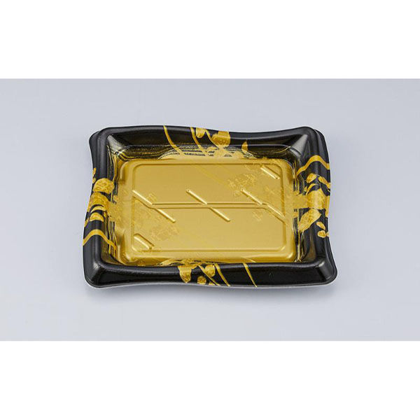 シーピー化成 寿司容器 SF瀬戸波23 綾糸金本体 027862300A825 1ケース(900個(50個×18))（直送品）