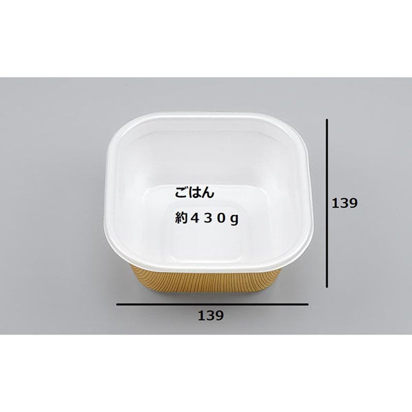 シーピー化成 どんぶり容器 VK-77 杉目本体 0300077000175 1袋(25個)（直送品）