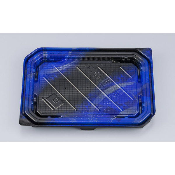 シーピー化成 寿司容器 BS浜盛24 霧筆青本体 069122400A985 1ケース(800個(50個×16))（直送品）