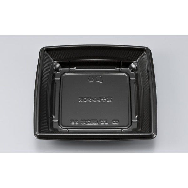 シーピー化成 どんぶり容器 エコ際立丼35 黒 本体 0756135000525 1ケース(900個(50個×18))（直送品）
