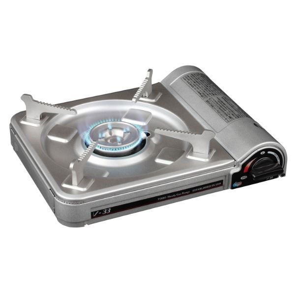 東邦金属工業 カセットコンロ トーホーハンディガスレンジ V-33 078217 1ケース(8個)（直送品）