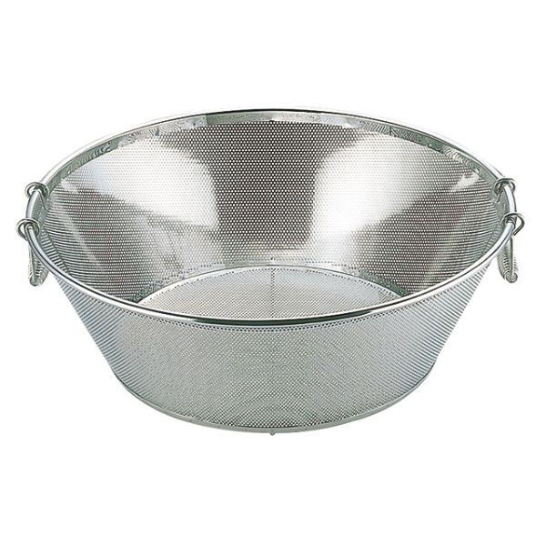 YUKIWA 揚げ物用品 UK 揚げザル・平底45cm 【2.2φ】 09907245 1点（直送品）