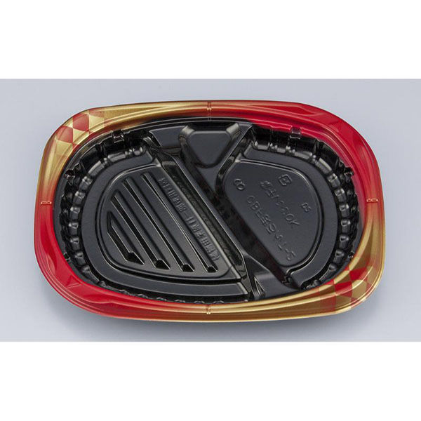 シーピー化成 弁当容器 CBFまろん7-2 ゴルトBR本体 0A0210702B095 1ケース(600個(50個×12))（直送品）