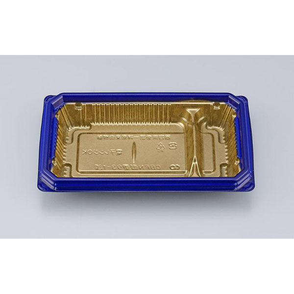 シーピー化成 どんぶり容器 CBFN御重93-1浅 昇箔紺本体 0A1029321A845 1ケース(800個(50個×16))（直送品）