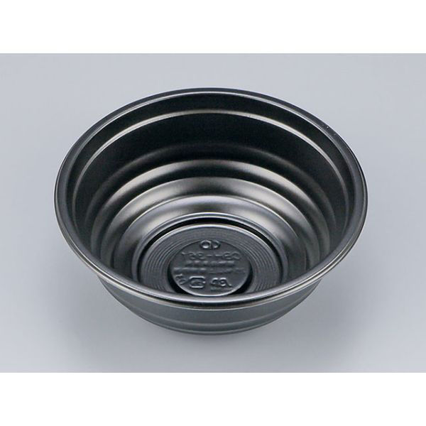 シーピー化成 どんぶり容器 CBH-361 黒本体 0A20361000525 1袋(50個)（直送品）