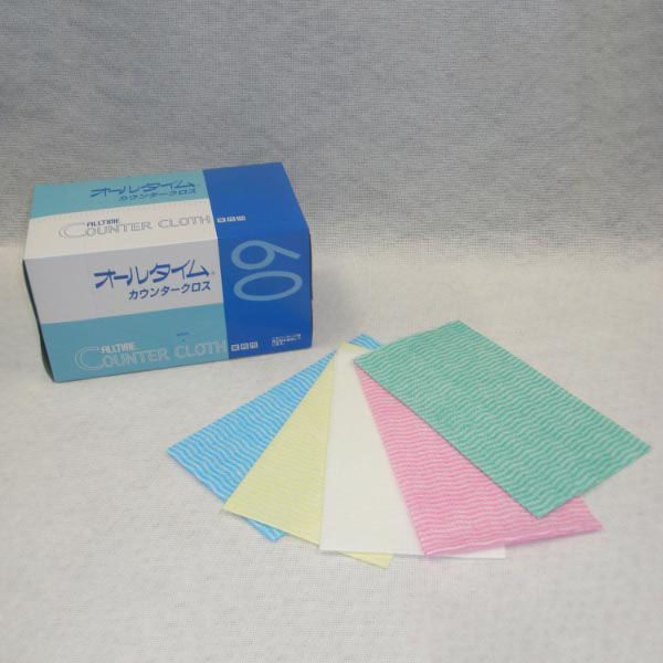 東京メディカル オールタイムカウンタークロス 厚口 FT-301 ピンク 1500274 1ケース(360個(60個×6))（直送品）