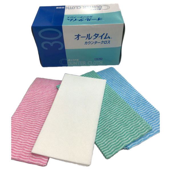 東京メディカル オールタイムカウンタークロス 厚口大判 FT-351 ピンク 1500279 1ケース(180個(30個×6))（直送品）