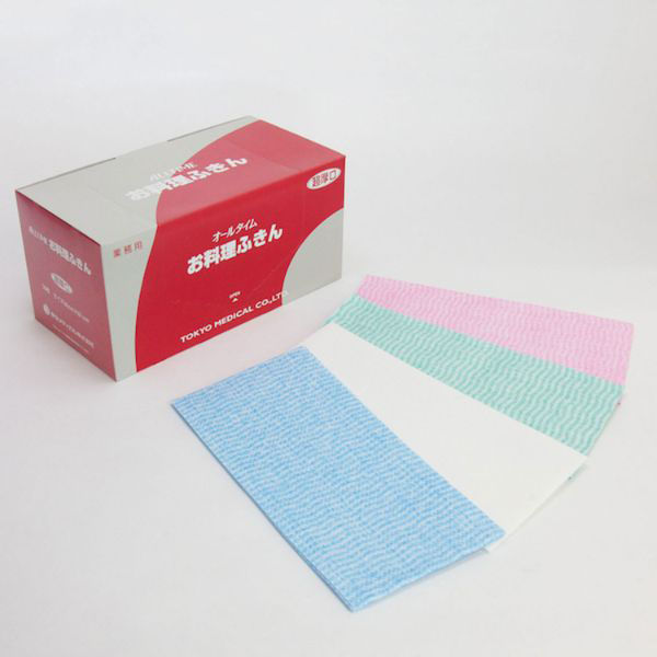 カウンタークロス オールタイムお料理ふきん 超厚口 FT-902 グリーン 1500284 1ケース(180個(30個×6))（直送品）