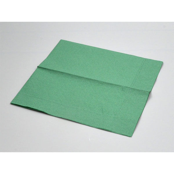 8ツ折ナフキン カラーナプキン8折2プライLUC-28 イタリアングリーン 178581 1ケース(2000個(50個×40))（直送品）