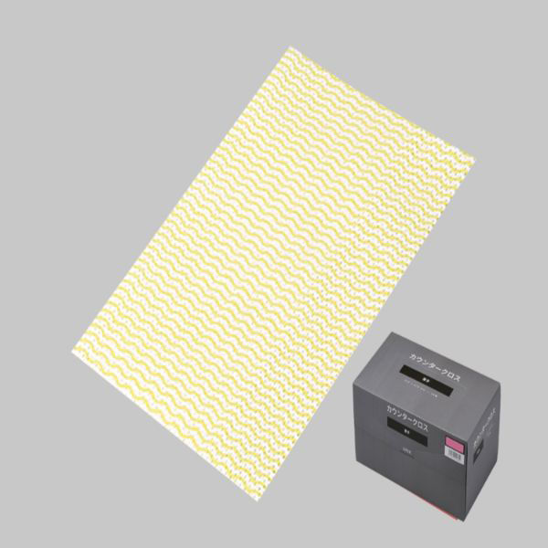 カウンタークロス(YELLOW)厚手 189989 1ケース(360個(60個×6))（直送品）