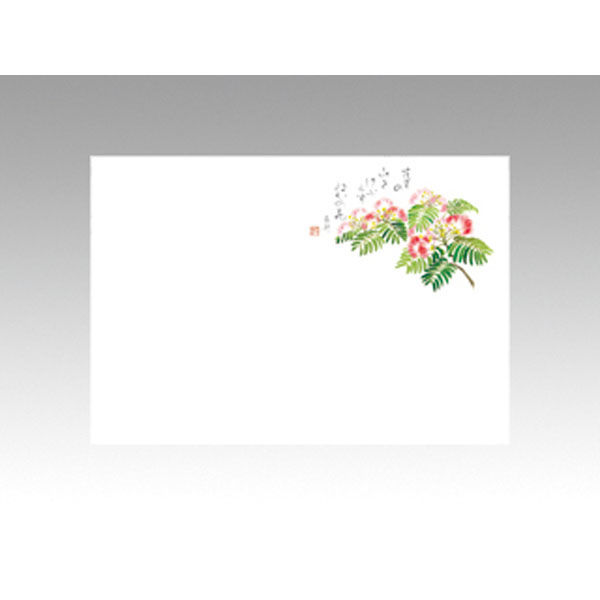 カミイソ産商 テーブルマット 尺3寸 No.290 ねむの花 191464 1袋(100個)（直送品）