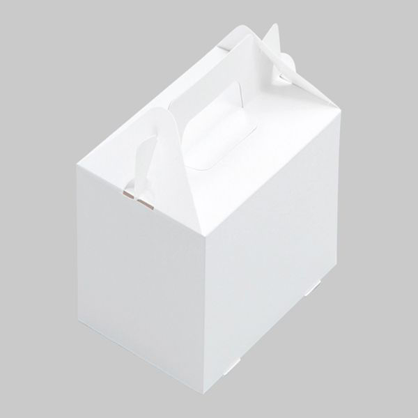 ケーキ箱 無地箱No.1 199426 1ケース(500個(100個×5))（直送品）
