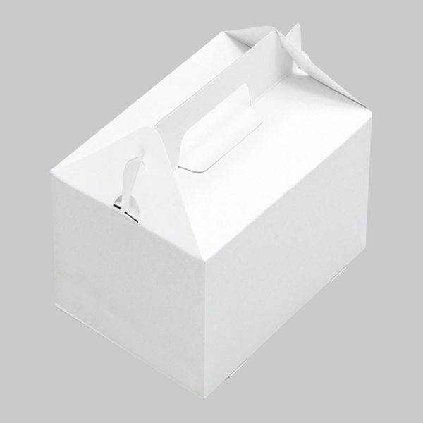 ケーキ箱 無地箱No.3 199428 1ケース(300個(100個×3))（直送品）