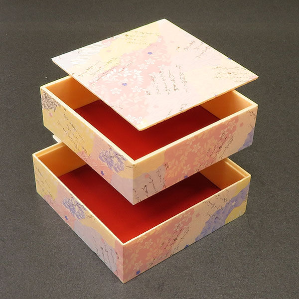 アライ 折箱 LB-K2/145 角折2段重(小) 哥仙 20001117 1ケース(140個(7個×20))（直送品）