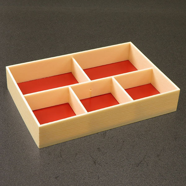 アライ 折箱 創作膳 90-60 5B 関東杉 共蓋付 20003050 1ケース(126個(14個×9))（直送品）