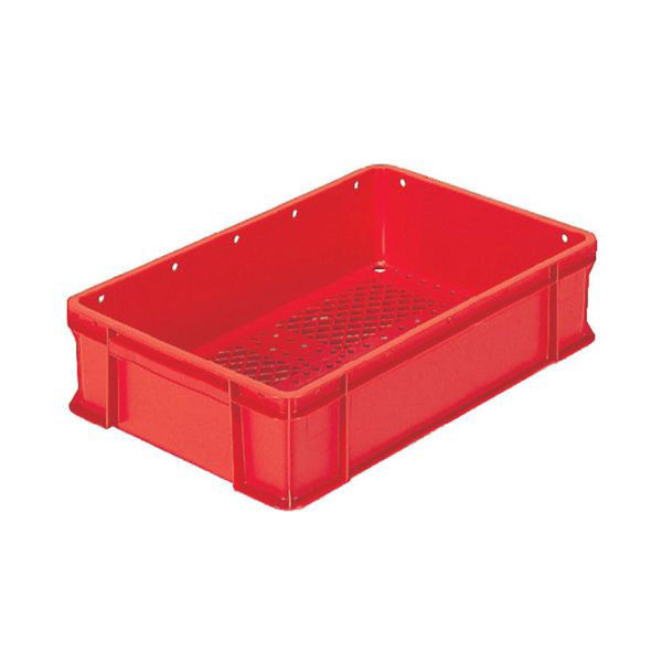 三甲 コンテナ ばんじゅうP-W2 レッド 203502 1ケース(10個)（直送品）