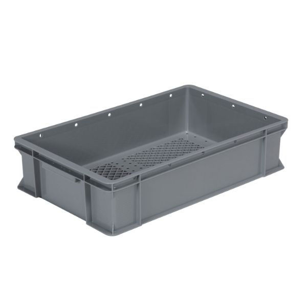 三甲 コンテナ ばんじゅうP-S2 ライトグレー 203902 1ケース(8個)（直送品）