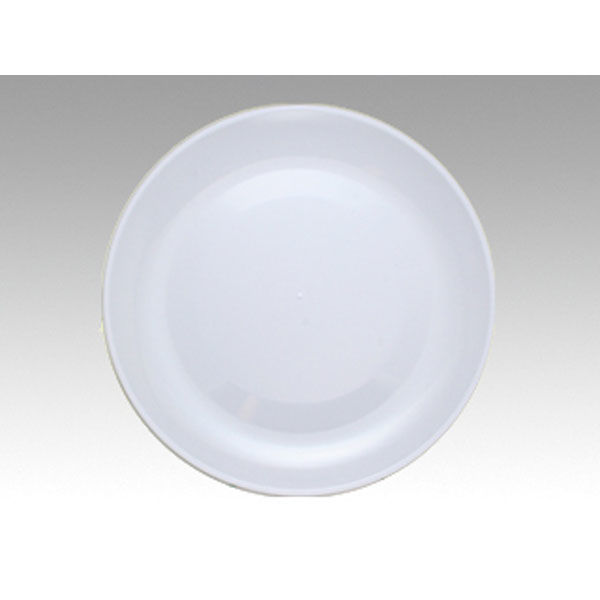 ニシキ 刺身容器 丸皿 D-40 白 2100400250 1袋(10個)（直送品）