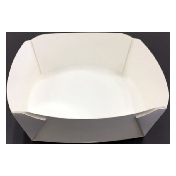 弁当容器 東罐興業 正方形紙 ホワイト トレー