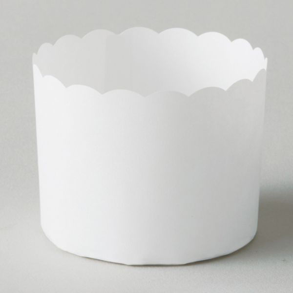 天満紙器 ケーキトレー M401 マフィンカップ(白無地) 2640004 1ケース(2000個(100個×20))（直送品）