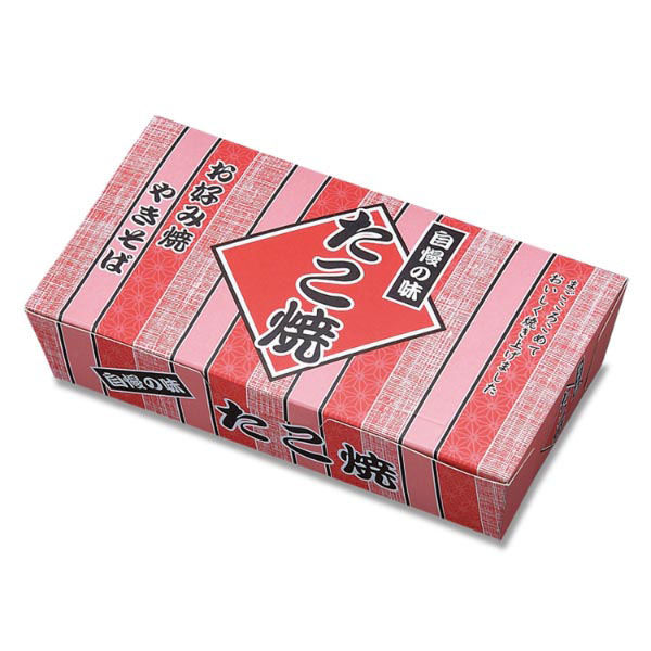 京王 たこ焼き箱 TB-8D (絵柄入) 30921561040 1ケース(1000個(50個×20))（直送品）