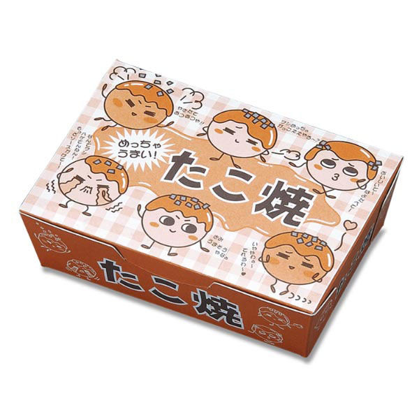 京王 たこ焼き箱 TH-6D (絵柄入) 30921571020 1ケース(1000個(50個×20))（直送品）