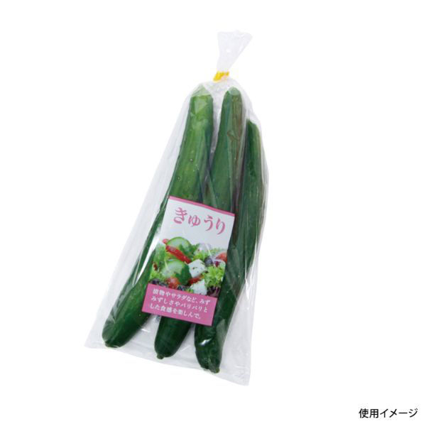 精工 平袋(青果) クックチョイス きゅうり 3101388400 1ケース(5000個(100個×50))（直送品）